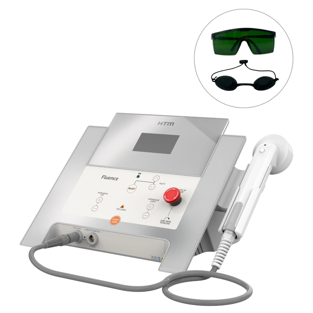 Fluence HTM - aparelho de fototerapia por laser e LED